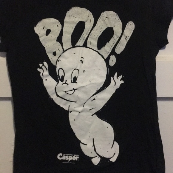 “BOO!” Casper the Friendly Ghost Women’s Tee - Picture 1 of 4
